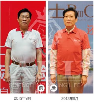 治疗前后对比