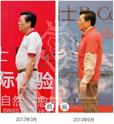 治疗前后对比
